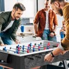 RELAX4LIFE 48'' Foosball Table, Wooden Soccer Game Table with 2