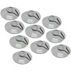 ChiliTec Suction Cup with Metal Hooks Pack of 10 Transparent