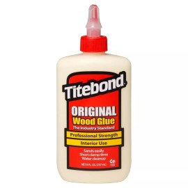 Titebond Original Wood Glue 8 oz for Woodworking/Fu