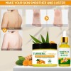 Unbranded Turmeric Body Scrub Tumeric Oil Set Natural Soothing Remove
