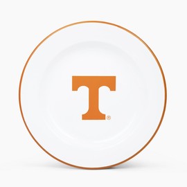 Crow Canyon Home University of Tennessee (UT) Volunteers Enamelware Dinner Plates (Set of 4)