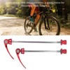 2Pcs Bicycle Wheel Hub Skewers Mountain Bike Road Bike Axle