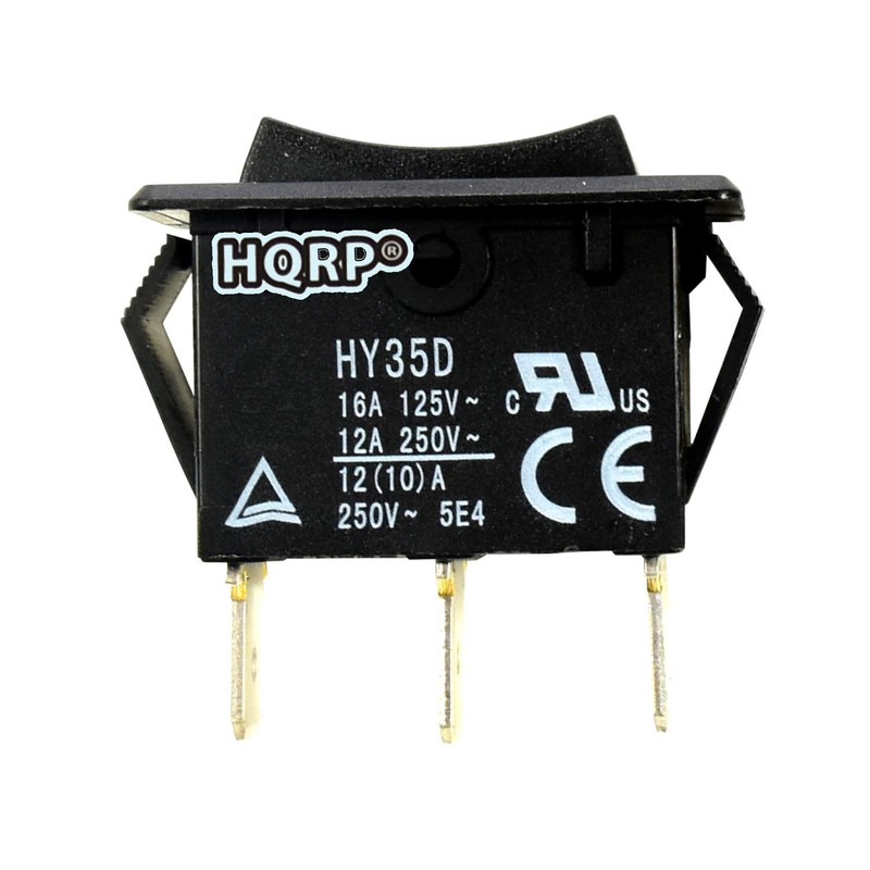 HQRP 3-Pin 3-Way Push Button Switch Compatible with INTEX 70110