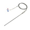 Sourcingmap 2M Wire Temprature Sensor Thermocouple Probe PT100 200mm x