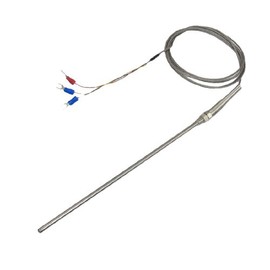 Sourcingmap 2M Wire Temprature Sensor Thermocouple Probe PT100 200mm x 5mm