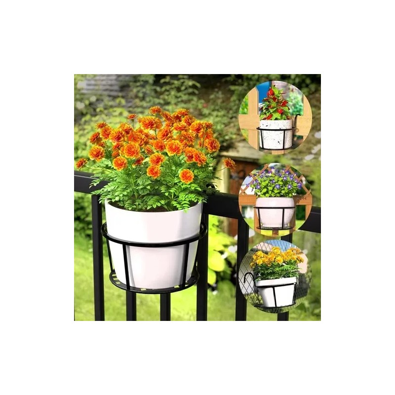 Ycchke Maceta De Barandilla Colgante Maceta