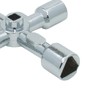 AIYIBEN 4 Way Multifunction Key with Drilling Moment Transition Key,