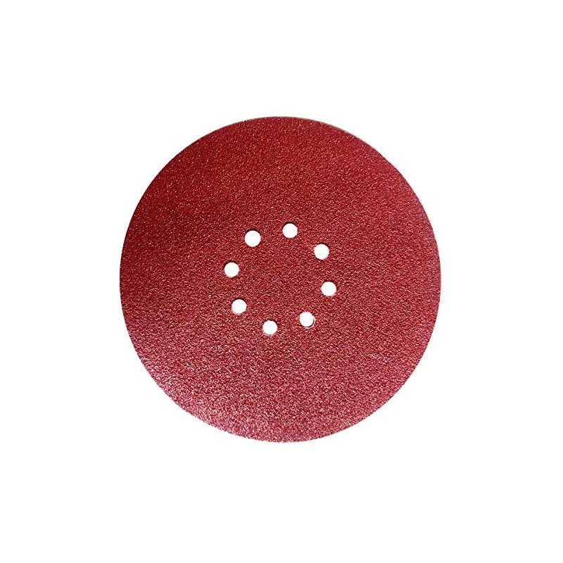 10 x Sandpaper 225 mm 8 Hole Grain = 120