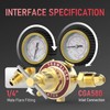 YESWELDER Nitrogen Regulator with Hose, 0-600 PSI and 0-4000PSI Output