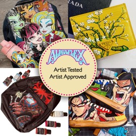 Alpha 6 AlphaFlex - Alpha Blue - Comprehensive Textile and Leather Paint for Sneaker Art, 5 oz