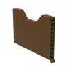 5 x Easy Trim Brown Brick Weep Vents Ventilation for