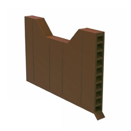 5 x Easy Trim Brown Brick Weep Vents Ventilation for Cavity Walls