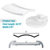 White Vinyl 7/8" Insert Molding Trim Screw Cover | Rv
