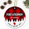 Fort Atkinson, WI Christmas Ornaments Fort Atkinson is Calling and