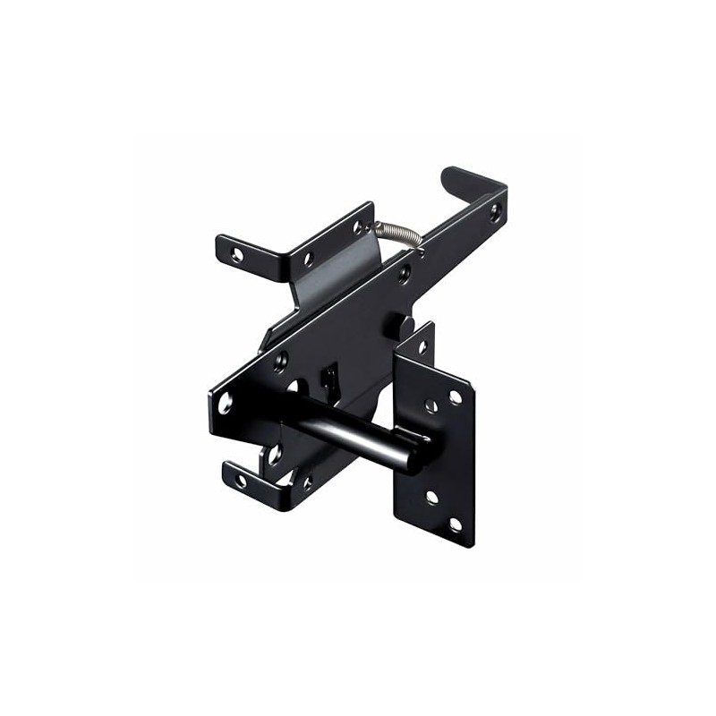 skysen Carbon Steel Vinyl Wood Fence Post Mount Gate Latch(2066-cs-p)