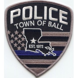 BALL LOUISIANA Thin Blue Line POLICE PATCH