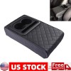 Unbranded Auto Center Console Pillow Armrest Cover Cushion With Storage