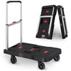 Platform Truck Foldable Push Cart Dolly 330lb Weight Capacity, Adjustable