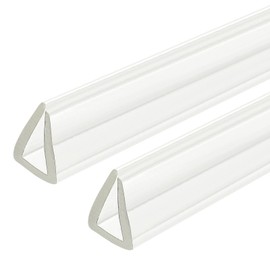 QUARKZMAN Pack of 2 U Channel Edge Guards, 4.9 ft Length Rubber Protection Strip Edge Protector Fits 6-7 mm Edges, (19/32" W x 25/64" H) Transparent