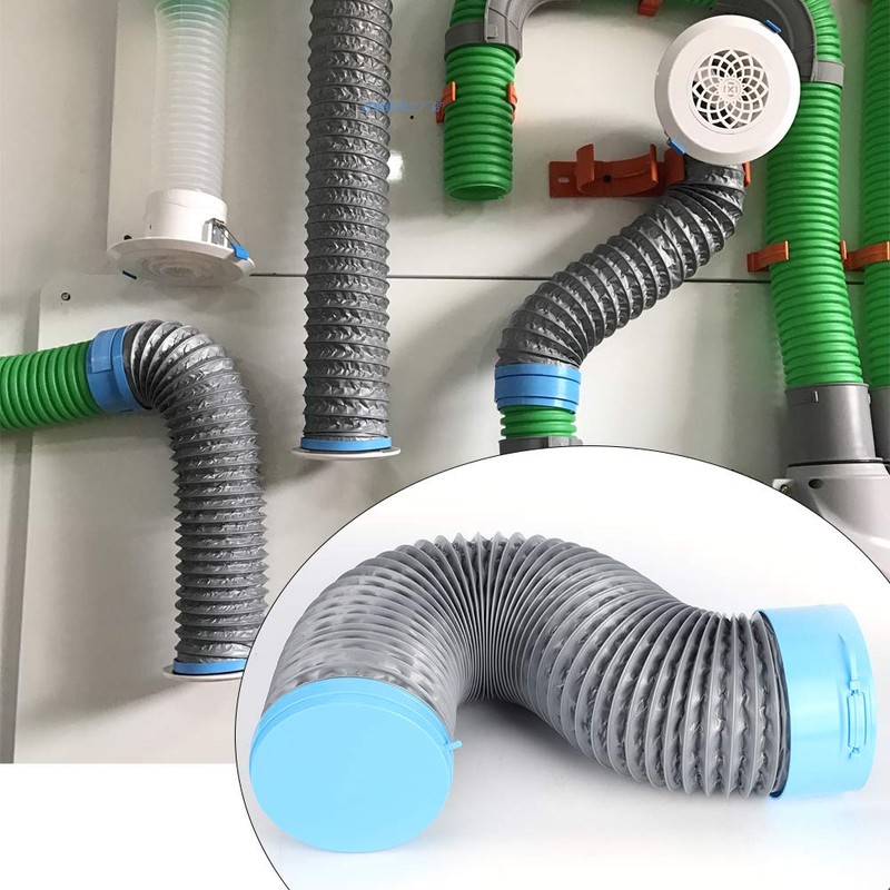 QANYEGN Air Ventilation Tube, Flexible Aluminum Ducting, Heavy Duty Puncture