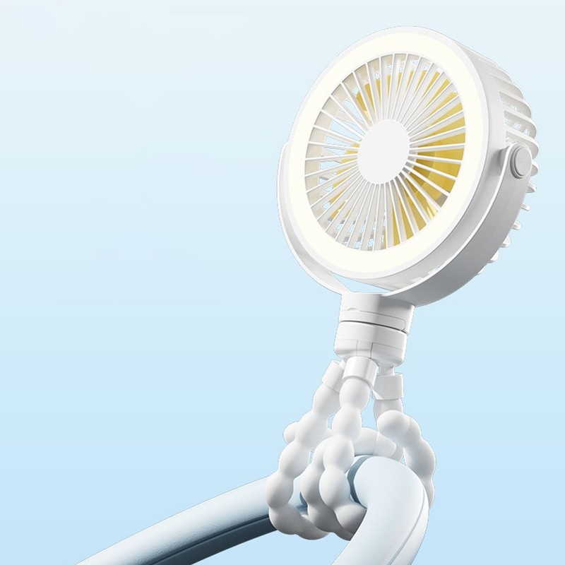 Outdoor Baby Stroller Fan Portable Handheld Cooling Fan Clip On