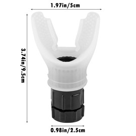 UPIQNG Breathing Lung Trainer,Adjustable Resistance Breathing Exercise Device Breathing Exerciser Fitness Trainer to improve lung capacity,White