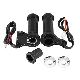 [Set of 2 Left and Right] Motorcycle Grip Heater, Hot Grip, Grip Heater for Motorcycles, Temperature Adjustable, Thermal Hot Grip, Heat Generating Efficiency 10-15 W, Winter