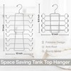 WYLWLS 2-in-1 Space-Saving Closet Organizer: 6-Tier Pants Hanger with Sliding