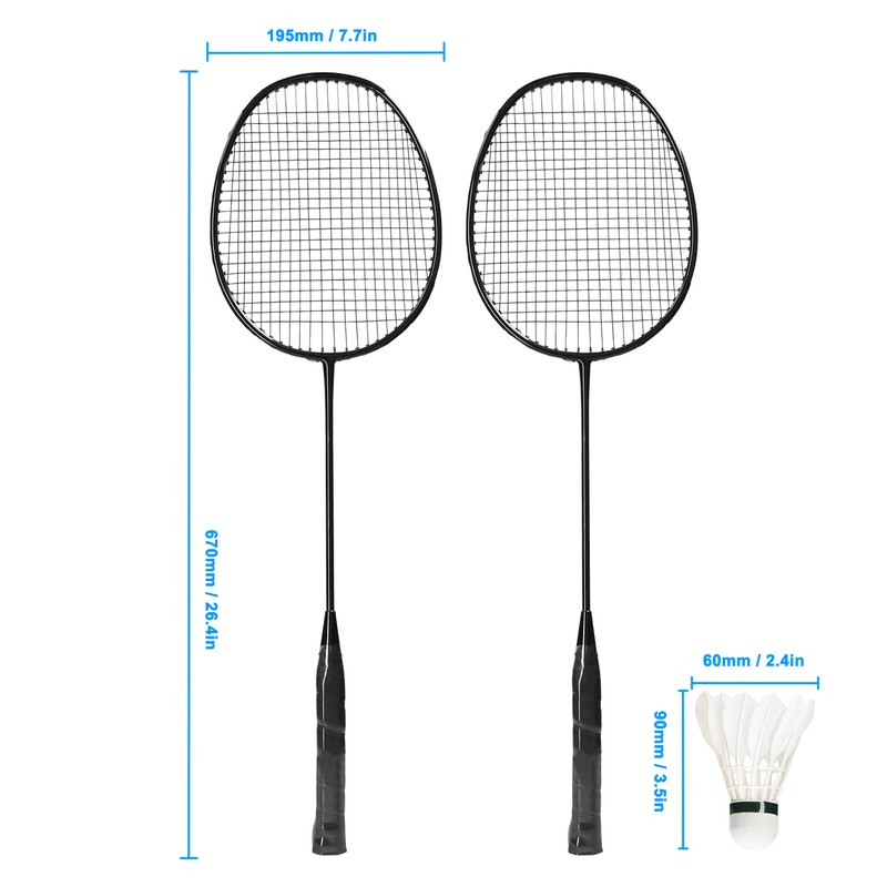 Training Badminton Racket Shuttlecock Set Physical Education Exercise Sports Equipment
