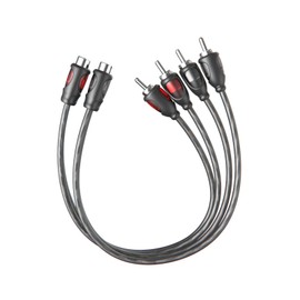 Rockrix 1Ft Rca 1 Female To 2 Male Audio Speaker Y Adapter Splitter Ca