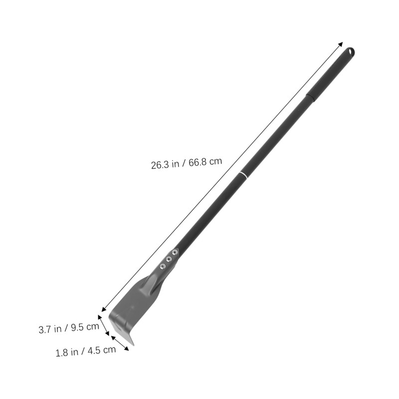 LABRIMP Charcoal Ash Cleaning Scraper Tool with Ergonomic Handle Fireplace