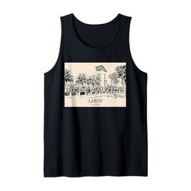 Largo Florida Vintage Retro Travel Souvenir Tank Top