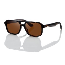 TIANYESY Polarized Retro Aviator Sunglasses for Women Men Vintage 70s Square Shades Sun glasses