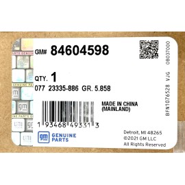 General Motors 2021-2024 GMC Sierra HD Denali Black Center Cap 84604598 Black Genuine OEM GM