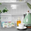 Relaxdays Plastic Tea Box, 6 Compartments, Tea Box with Lid,