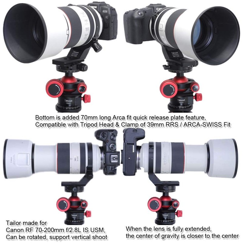 iShoot Tripod Clamp Tripod Ring Lens Mounting Tripod Holder Ring