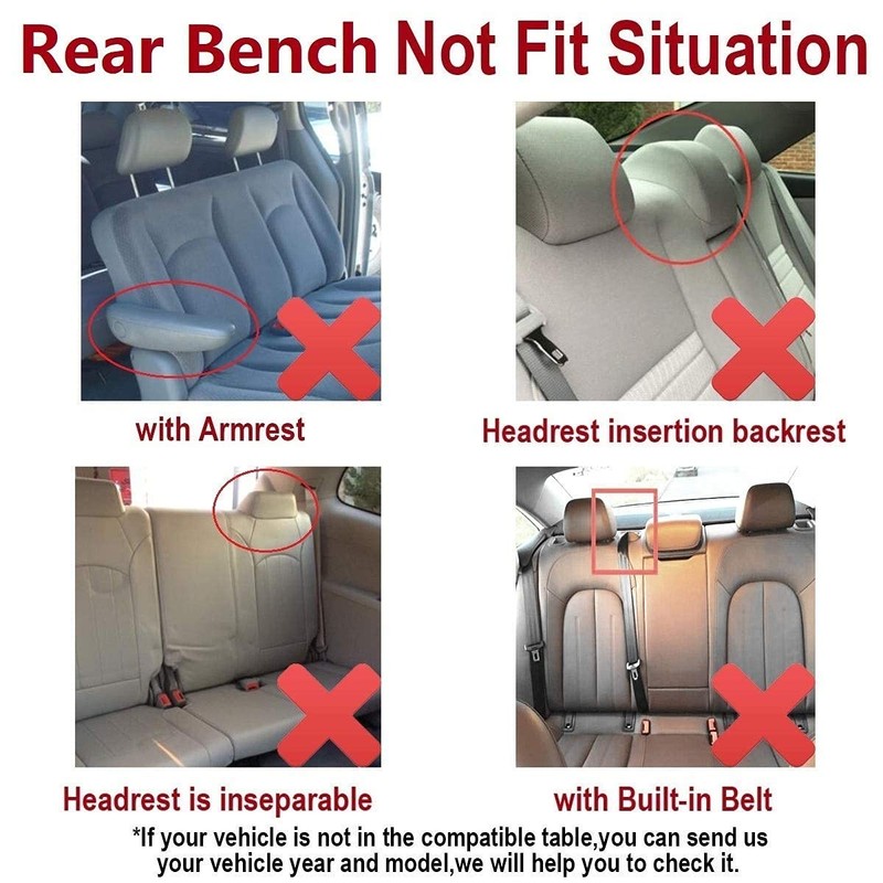 Flying Banner Car Seat Covers Front Seats Rear Bench Polyester