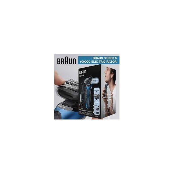 Braun Series 6 6090cc Electric Razor for Men with SmartCare Center, Beard and Stubble Trimmer