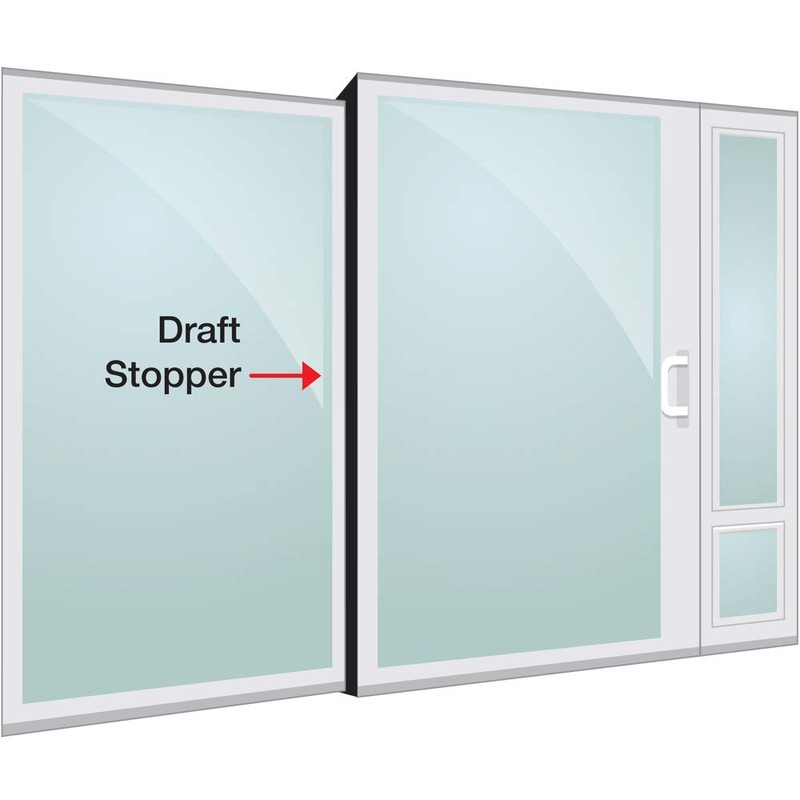 Sliding Glass Door Draft Stopper | Energy-Efficient Weatherstripping for Sliding