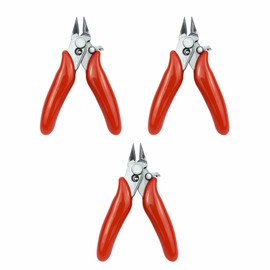 HAMILO Mini Nippers Stainless Steel Wire Nippers with Locking Function Set of 3