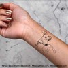 4 x 'Italian Greyhound Dog' Temporary Tattoos - Water Resistant,
