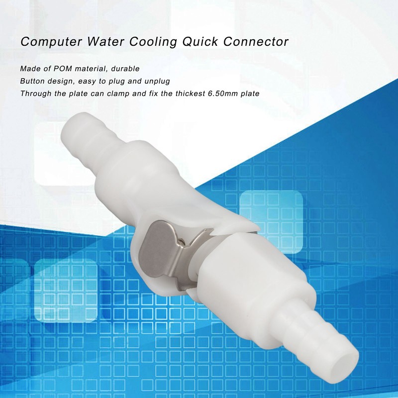 Computer Water Cooling Quick Connector Two Ends Disconnected Length 85mm