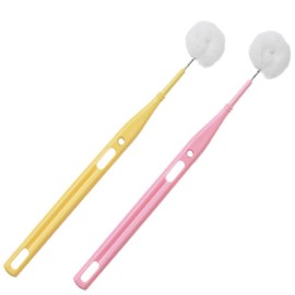 moaburasi 2 Colors Set of 1 Yellow and Pink Pack of 1 Each (Oral Care) (Oral Apparatus)