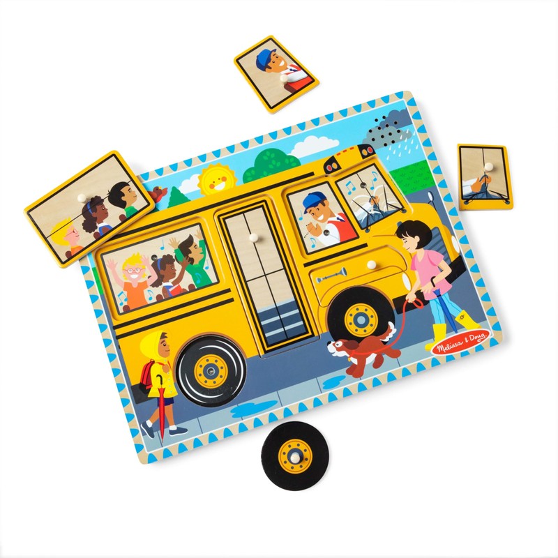 Melissa & Doug The Wheels on The Bus Song Puzzle