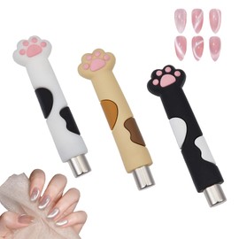NICENEEDED 3 Stück Katzenpfoten Magnet Nagelwerkzeug Cat Eye Tools Für Nägel Große Nail Art Stick Werkzeuge Für Maniküre Maniküre Salon Home DIY Nageldesign