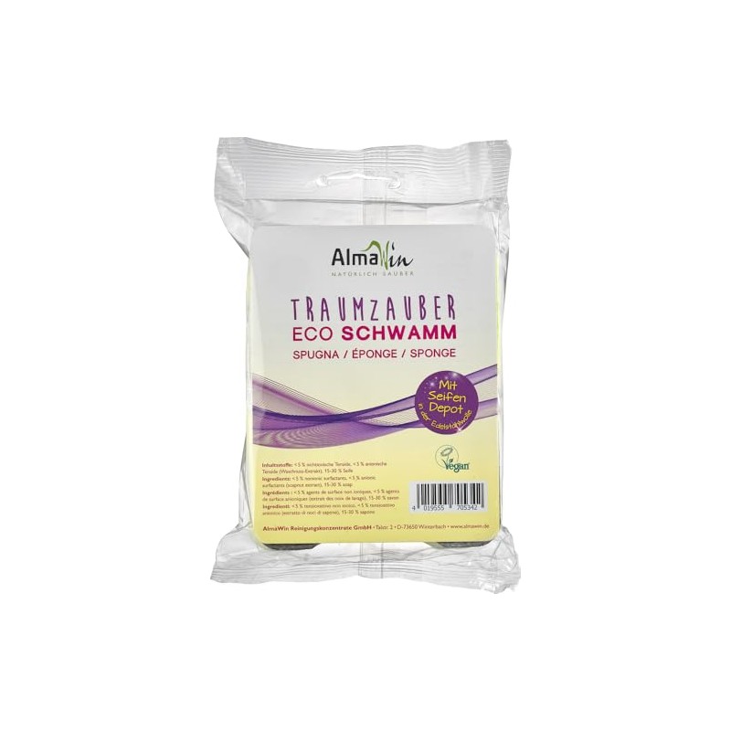 AlmaWin Bio TraumZauber Eco Sponge (6 x 2 Pieces)