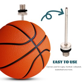 LIOOBO 20pcs Ball Pump Air Pump Needle Metal Pump Needle Inflation Needle Sports Ball Basketball Needle Inflation Basketball Needle Air Pump Pro Basket