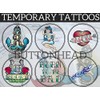 Retro Temporary Tattoos - Fake Tattoo Flash - Redneck Party