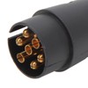 7 Pin Round Male Plug to 7 Pin Flat Female