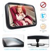 Shynerk Baby Car Mirror Shatterproof 360 Degree Adjustable Wide Angle